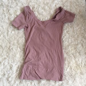 I heart Ronson off the shoulder tee